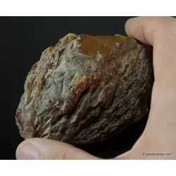 Massive genuine Baltic amber fossil stone 125g