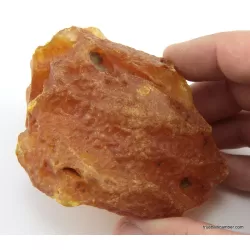 Massive genuine Baltic amber fossil stone 157g