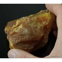 Massive genuine Baltic amber fossil stone 157g