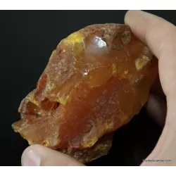 Massive genuine Baltic amber fossil stone 157g
