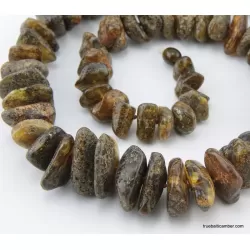 Large HEALING Baltic amber beads necklace