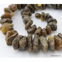 Large HEALING Baltic amber beads necklace