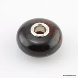 Cherry Baltic amber PANDORA style bead