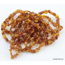 10 BEANS n NUGGETS Baltic amber adult strech bracelets