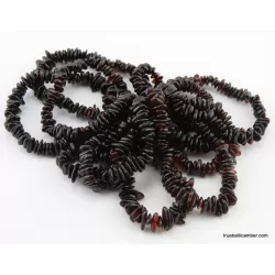 10 Cherry NUGGETS Baltic amber adult strech bracelets