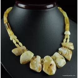 Vintage unique pieces Baltic amber choker 17in