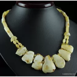 Vintage unique pieces Baltic amber choker 18in