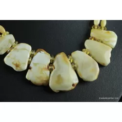 Vintage unique pieces Baltic amber choker 18in
