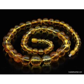 Vintage Round beads Baltic amber necklace