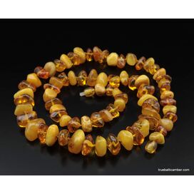 Large Baroque beads Baltic amber necklace