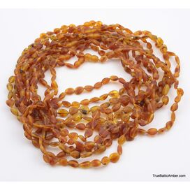 10 Honey RAW BEANS Baltic amber adult necklaces