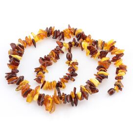 Multi thorns Baltic amber necklace 24in