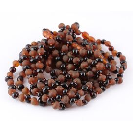 10 Mix Baltic Amber Anklets 25cm