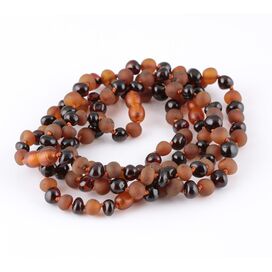 4 Mix Baltic Amber Anklets 25cm