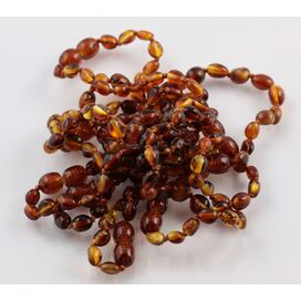 10 BEANS Baltic amber teething Baby bracelets 14cm