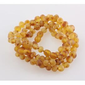 4 Raw Honey BAROQUE Baltic amber adult bracelets 20cm