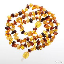 Chips Baltic Amber Necklace for Adults
