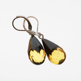 Faceted drops Baltic amber Earrings