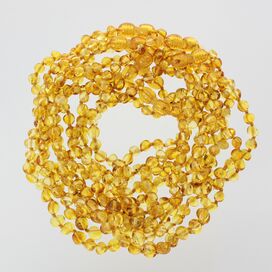 10 Pop Honey BAROQUE Baltic amber teething necklaces 28cm