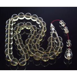 Islamic 66 ROUND Baltic amber Prayer 11mm beads