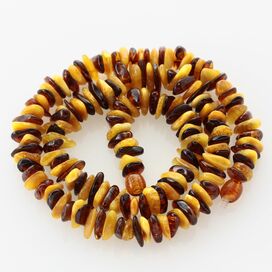 Multi CHIPS Baltic amber necklace 47cm