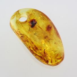 Natural Baltic Amber Hole Pendant