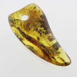 Natural Baltic Amber Hole Pendant