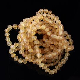 10 Raw Honey BAROQUE Baltic amber teething bracelets 16cm