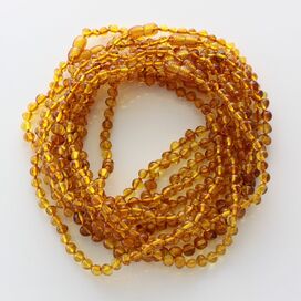 10 Honey BAROQUE Baltic amber teething necklaces 32cm