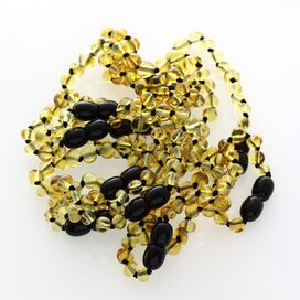 10 Lemon BAROQUE Baltic amber teething bracelets 14cm