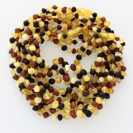 10 Raw Multi BAROQUE Baltic amber teething necklaces 30cm