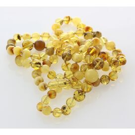 5 Mix Big ROUND beads Baltic amber bracelets 20cm