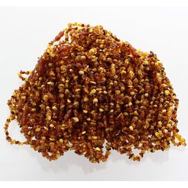 80 Multi CHIPS Baltic amber teething necklaces 32cm