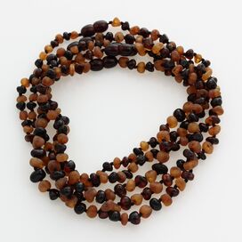 5 Multi BAROQUE teething Baltic amber necklaces 32cm