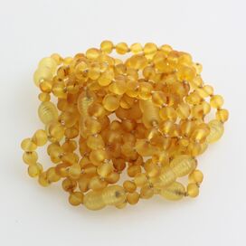 10 Raw Lemon BAROQUE Baltic amber teething bracelets 14cm