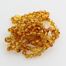 10 Honey BAROQUE Baltic amber teething bracelets 12cm
