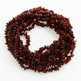 10 Ruby CHIPS Baby teething Baltic amber necklaces 33cm