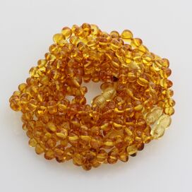 10 Honey BAROQUE Baltic amber adult bracelets 19cm