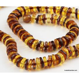 Small BUTTONS Baltic amber necklace 21in