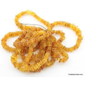 10 honey Raw NUGGETS Baltic amber elastic bracelets