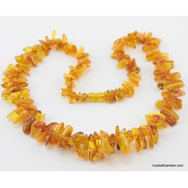 Honey THORNS Baltic amber necklace 23in