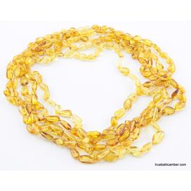 5 Lemon BEANS Baltic amber adult wholesale necklaces