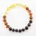 BAROQUE beads Baltic amber bracelet 18cm