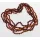 5 Cognac BAROQUE Baltic amber adult necklaces 55cm