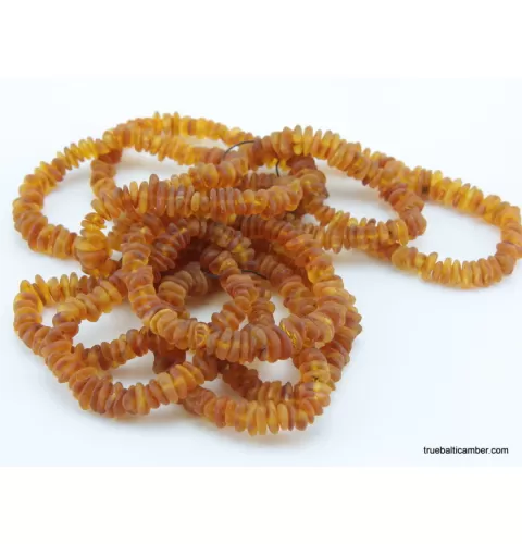 10 Raw NUGGETS Baltic amber adult strech bracelets