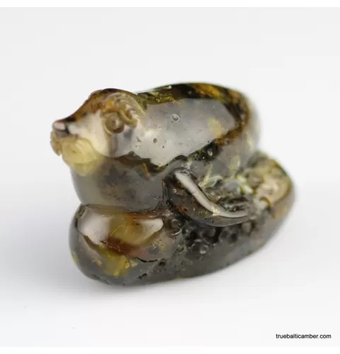 Carved Genuine BALTIC AMBER - Seal