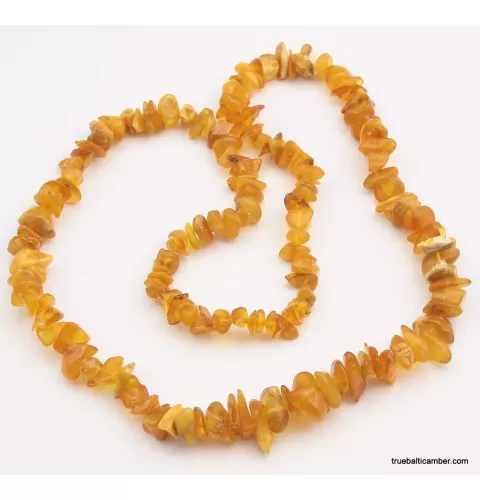 Vintage Nuggets Baltic amber necklace 24in