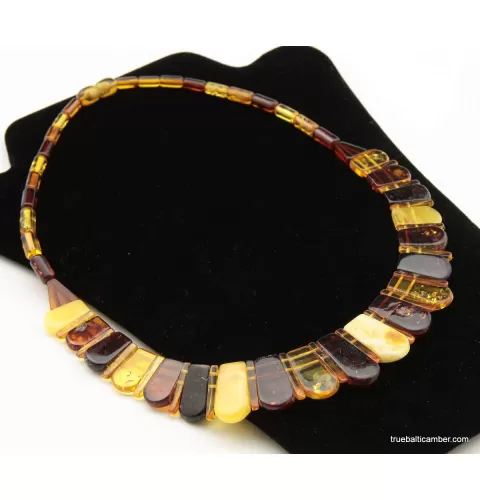 Elegant Baltic amber necklaces collar 45cm