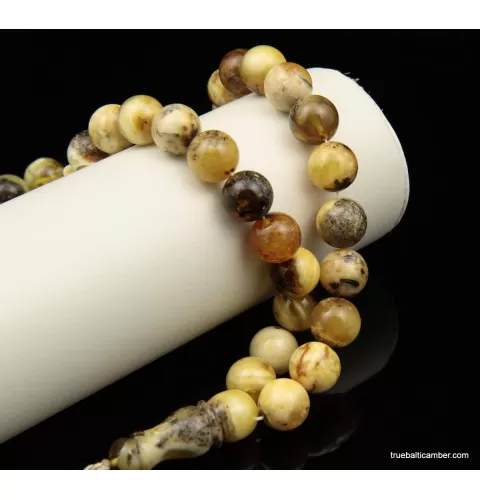 Islamic 33 Baltic amber Prayer 13MM ROUND beads