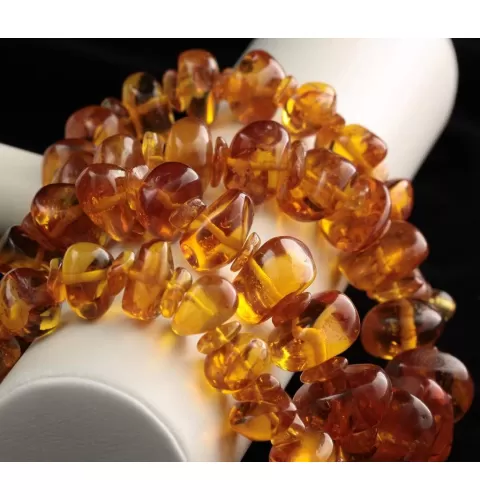 Vintage Baltic amber necklace and bracelet 120g set